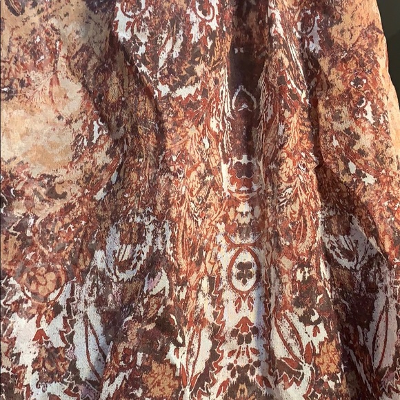 Necktie sheer blouse - Picture 2 of 4